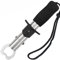 Fish Lip Gripper, Fishing Tools, Stainless Steel Fish Holder Tackle EVA Foam Handle with Wrist Strap Corrosion Resistant for Freshwater Saltwater Perfect Fishing Gift
