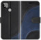 BoxTii Coque pour Xiaomi Redmi 9C, Portefeuille Etui en Cuir PU, Magnétique Protection Housse Coque pour Xiaomi Redmi 9C, Noir
