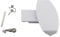 Paxanpax PLD1073 Compatible for Hotpoint BHWD, BHWM; Indesit IWD, IWM; Scholtes SL70PWMAIUK, SL75PWDAIUK White Door Handle Kit