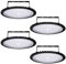 LED UFO Industrielampe, LED Hallenstrahler, 6500K Kaltweiß LED High Bay Licht, IP67 Wasserdicht Led Strahler Hallenbeleuchtung, LED Strahler für Fabrikhallen (500W, 4 Stück)