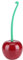Toilet Brush & Holder, Cherry Shaped Bathroom Cleaning Tool Toilet Bowl Brush and Holder Standing Set