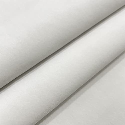 Regents Lux Soft Touch Plain Velvet Fire Retardant Plush Low Velour Cushion Sofa Upholstery Fabric Sold by The Metre - Optic White - 6 Metres