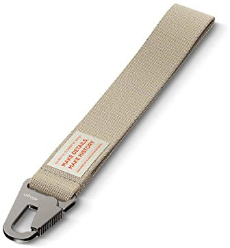 elago Lanière de Poignet pour Clés, Portefeuilles, Sacs, Sangle Mousqueton Durable pour Hommes et Femmes (Stone)