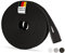 BAUHELD® 6m Rolladengurt 23mm Schwarz [Made in Germany] - Für Rolläden an Türen und Fenster [Hohe Reißfestigkeit und UV-Stabilität] - Rolladen-Gurtband passend auf Gurtwickler Aufputz Maxi