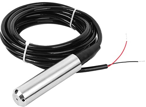 TL-136 Flüssigkeitsstandsensor, DC24V 4-20mA Eingangsflüssigkeitsstandtransmitter, IP68 Mehrschichtiger Wasserdichter Wasserstandsensor Detektor für Wasser, Öl usw. (Reichweite 0-1 Meter)