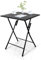 Avilia Tavolino Pieghevole Salvaspazio in Metallo 2 Posti Nero 60x60x76 cm - Tavolino da Balcone per Interni ed Esterni, Ideale per Giardino, Terrazzo, Cucina e Campeggio