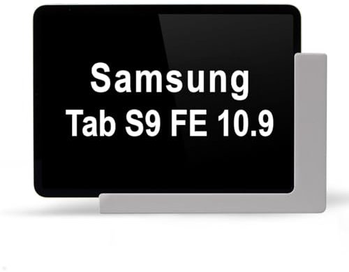TabLines TWP032 Wandhalterung für Samsung Tab S9 FE 10.9 (Silber)