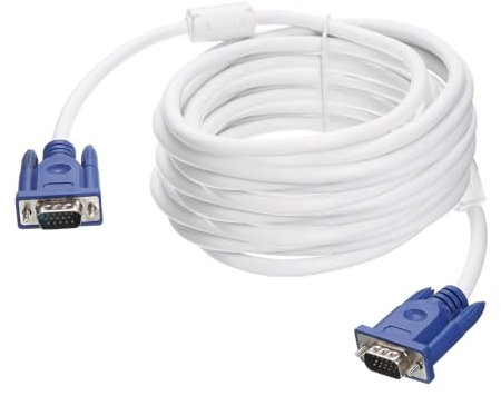 sourcing map VGA to VGA Cable, 10M/33ft Male to Male VGA 3+4 Video Cable for Computer, Projector
