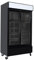 Materiel Horeca Frigo Vitrine à Boissons Double Portes Full Black