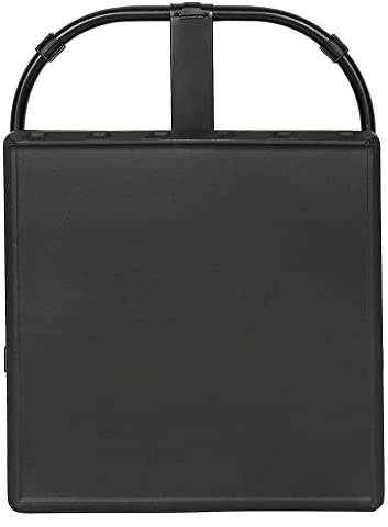 HUOLE Escritorio con Ruedas, Mesa de Ordenador con Ruedas, Escritorio de Altura Ajustable Que se Puede Girar 180°, Mesa Auxiliar para Dormitorio, Sala de Estar y habitació-43 * 43 * 69cm (Negro)