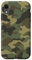 iPhone XR Camouflage green brown Military woodland Case