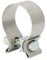 Exhaust Band Clamps, Exhaust Muffler Clamps, Rustproof Stainless Steel T Bolt Hose Clips for Downpipe Header Manifold (2 inch)