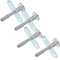 CRILSTYLEO 4-teiliges Ersatz-reparaturset Für Babybett-verriegelungen Mit Federmechanismus Fliegengitter-reparaturset