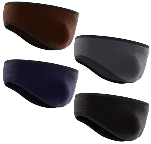 4 Pieces Of Fleece Headbands, Ear Protection Headbands, Winter Warm Headbands, Sports Headbands, Windproof Headbands, Fashionable And Simple Headbands