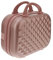 Générique à Cosmétiques Petit Organisateur De Maquillage Accessoires Articles De Toilette Trousse à Maquillage Portable Trousse De Maquillage Multifonction Abdos Rose Gold