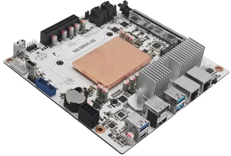 Glovary NAS Motherboard Ryzen 7 8845HS (8C16T), 8 Bay Mini ITX Server Mainboard, Barebone, 2 x10GB LAN, 2 xDDR5, 2 xNVMe(PCIe4.0 x4), 2SFF-8643, PCIe x16, USB4 40Gbps, 3USB3.2, 3 Display