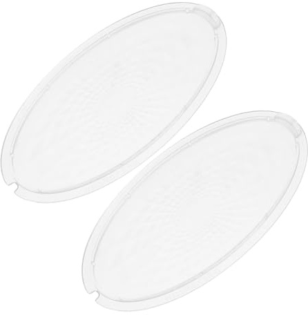 HONITANO Clear Transparent Range Hood Light Lens Cover Replacement for Cooker Hood Lamps Easy to Install and Clean Even Illumination for Enhanced Kitchen Visibility
