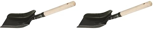 Kerbl 29485 Pelle à Charbon étroite, Traditionnel, Noir (Lot de 2)