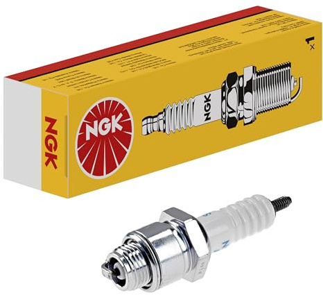 NGK Spark Plug BR6S YBX 3522 | Replaces HD5 R43 R44 R45 R46 AR31 AR41 AR51 CR43 R43C R43S AR21X CR43K MR42K MR44C 92070-2062 3076 5044 5046 W16S-U W20PR-U.