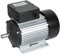 Ribimex Motore Elettrico Monofase 2 CV, 1400 Giri/Min, Carter in Lega di Alluminio Pressofuso, Rotazione Reversibile, Albero in Acciaio C-40 con Diametro 19 mm, Raffreddamento Bidirezionale - M2M14