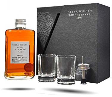 Nikka du canon verre Pack de 50 cl (Comprend 2 verres)
