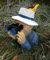 Opa mit Fernglas Spanner Figur Dekofigur 31cm