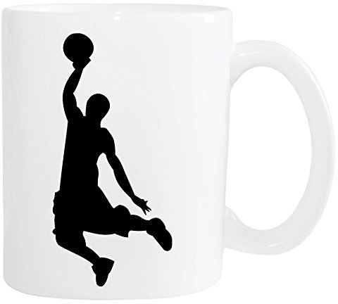 Mister Merchandise Kaffetasse Becher Basketball Slamdunk Slam Dunk Dunking Teestasse Weiß