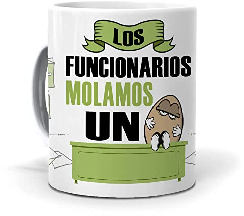 Taza Los funcionarios molamos un huevo
