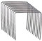 Multitanks - Lot de 10 Agrafes métalliques 20cm x 20cm pour films paillage