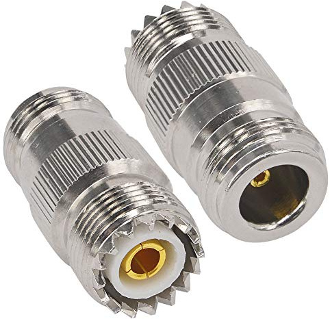 YILIANDUO RF Koaxialadapter N Buchse zu UHF SO-239 Buchse für WiFi 2 Stück | N Buchse-SO239 Koaxial Adapter für WiFi-Antennen, Repeater, Router, SDR, Amateurfunk und Funksignalanwendungen.