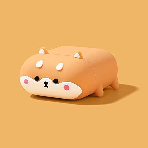 Kompatibel mit AirPods Case 1/2 Corgi, Niedliche 3D Cute Cartoon Silikon Hülle Schutzhülle Hund, Kinder Teenager Jungen Mädchen Frauen für AirPods Case Shiba Inu Hund Cover 1&2(Corgi)