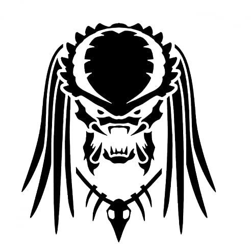 SCSHY Auto-Aufkleber Lustige Predator wasserdichte Autoaufkleber Autos Motorräder Außenzubehör Reflektierende Vinyl-Abziehbilder