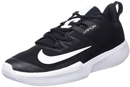NIKE Men's Hard Court Tennis Shoes Nikecourt Vapor Lite, Black/White, DC3432-008, 41 EU