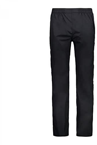 CMP Herren Regenhose Rain Trousers Wp 10.000 Mm, 100% Polyester, Wasserdicht, Atmungsaktiv, Größe 32, Schwarz