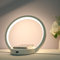 Neoglint LED Table Lamp with Wireless Charger, Desk Beside Sensitive Light Control and 3 Levels Dimmable Brightness, Holder Rotatable Adjustable Angle Reading for Office, Home, Study, White
