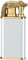 Luminous Crocodile/Dolphin Double fire Straight into Open Flame Conversion Lighter,Double Jet Flame Butane Lighters,for Camping,Adventure,Survival Tactical (White Crocodile)