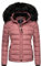 Navahoo Damen Winterjacke Miamor Dark Rose Gr. S