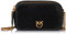 Pinko Damen Camera Case aus Wildleder + Full Strass Tasche, Z99q_schwarz-Antique Gold