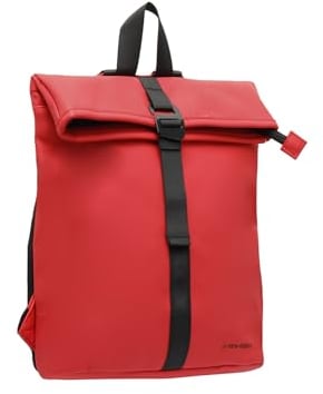 New Rebels Mart Los Angeles Wasserabweisender Rucksack – 7l Rolltop – Modische Tasche Für Jedes Abenteuer – Wasserabweisender Rucksack Unisex - Red