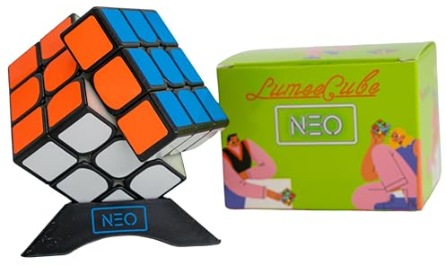Lumeestar Zauberwürfel Neo – Spielspaß für mentale Herausforderungen – Keine Werbung, Reine Konzentration – Inkl. Trainingsanleitung – Magnetic Cube