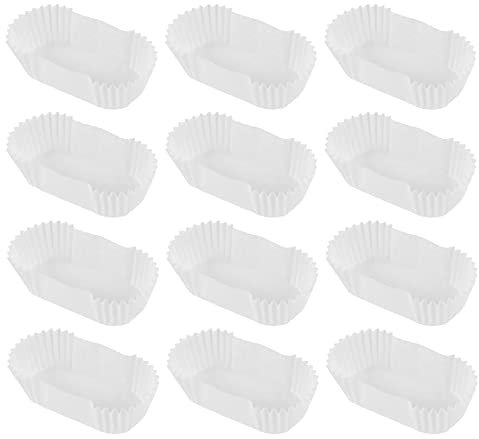 Duontyye 120 Pack Greaseproof Loaf Tin Liners Straight Edge Baking Parchment Paper Non Stick Cake Pans Cake Tin Liner