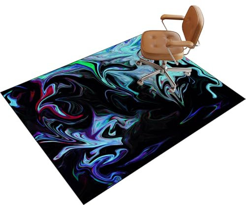 80 x 120 cm Heavy Duty Gaming Chair Mat Tappetino per sedia da ufficio per pavimenti duri e moquette multiuso protezione del pavimento per sedie a rotelle Tappeto a pelo basso