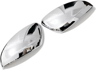 Rückspiegelabdeckung Für Peugeot 301 2012-2021 ABS Chrom Auto Tür Seite Flügel Fender Rückspiegel Reflexion Spiegel Kappe Trim Auto Spiegelkappen(ABS Chrome 2pcs)