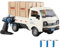 Hylukon Ferngesteuertes Auto, 1/16 2,4 GHz RC Truck, Ferngesteuerter LKW mit Heckabteil, Transport von Gütern, RC Auto für Kinder und Erwachsene