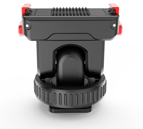 Magnetic Cold Shoe Expansion Base Mount Compatible for DJI Osmo Action 5 pro/4/3, Sports Camera Quick Release Tripod Adapter Gimbal Cam Desktop 1/4 Extension Interface Support Stabilizer