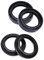 JINFOLI 35 x 47 x 10,5 vorne, Gabel, Aufhängung, Dämpfer, Öldichtung, Staubschutz, for Aprilia, TX125, TX125M, TX 125, 125, TX M 176 CLIMBER R Ölstaubdichtungssatz für die Vorderradgabel(2x oil seal 2