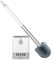Escobilla de baño con soporte de secado rápido – Montaje de pared/pedestal – Escobilla de baño WC blanco – Ideal para escobilla