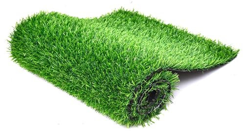 Kunstrasen,Künstliche Rasenteppich,Höhe 2-3cm Hochdichte Kunstrasenteppich,Rasen Rollrasen Wasserdurchlässiger,Weich Natur Optik Waschbar Moos Deko für Garten Balkon Dach Spielplatz (200 * 200 * 3cm)