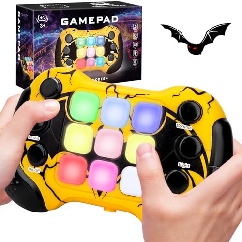 Quick Push Pop Kids Sensory Boys Toys Age 5 6 7 8 Year Old, Handheld Games Consoles Autism Toys Gifts for 5 6 7 8 9 11 12 Year Old Boys Girls Child Teen