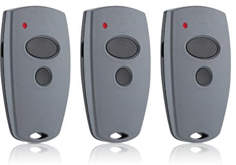 Lot de 3 émetteurs manuels pour porte de garage Marantec 868,3 MHz pour Marantec 302 384 304 313 321 323 131 2 canaux